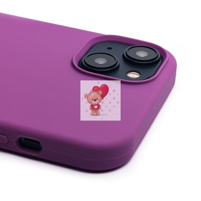 Чехол-накладка для Apple iPhone 15 Plus (фиолетовый) ORG Soft Touch