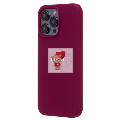 Чехол-накладка для Apple iPhone 15 Pro Max (бордовый) ORG Soft Touch