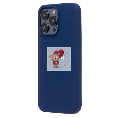 Чехол-накладка для Apple iPhone 15 Pro Max (темно-синий) ORG Soft Touch