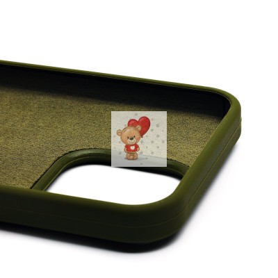 Чехол-накладка для Apple iPhone 15 Pro Max (темно-зеленый) ORG Soft Touch