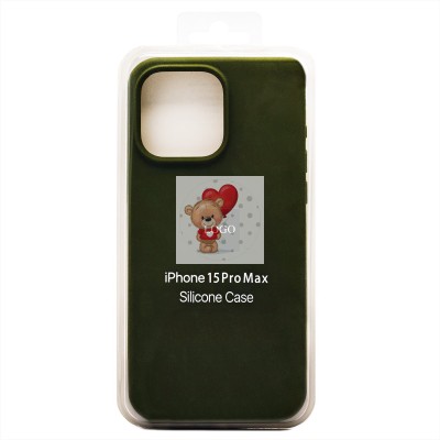 Чехол-накладка для Apple iPhone 15 Pro Max (темно-зеленый) ORG Soft Touch