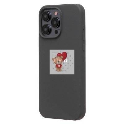 Чехол-накладка для Apple iPhone 15 Pro Max (темно-серый) ORG Soft Touch