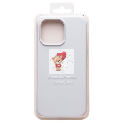 Чехол-накладка для Apple iPhone 15 Pro Max (белый) ORG Soft Touch