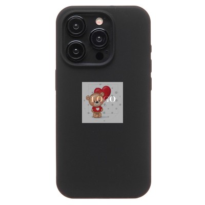 Чехол-накладка для Apple iPhone 15 Pro (черный) ORG Soft Touch