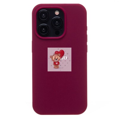 Чехол-накладка для Apple iPhone 15 Pro (бордовый) ORG Soft Touch