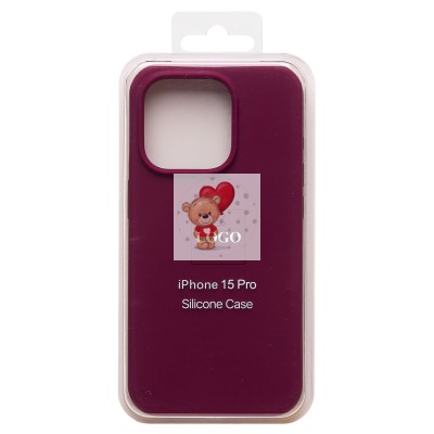 Чехол-накладка для Apple iPhone 15 Pro (бордовый) ORG Soft Touch Чехол-накладка для Apple iPhone 15 Pro (бордовый) ORG Soft Touch