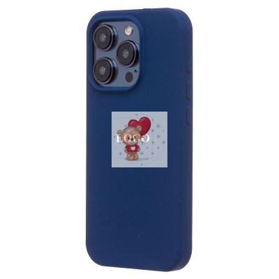 Чехол-накладка для Apple iPhone 15 Pro (темно-синий) ORG Soft Touch