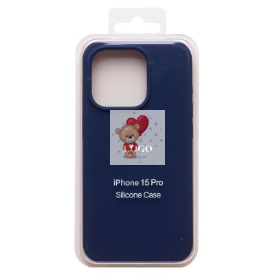 Чехол-накладка для Apple iPhone 15 Pro (темно-синий) ORG Soft Touch