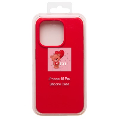 Чехол-накладка для Apple iPhone 15 Pro (красный) ORG Soft Touch Чехол-накладка для Apple iPhone 15 Pro (красный) ORG Soft Touch