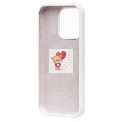 Чехол-накладка для Apple iPhone 15 Pro (белый) ORG Soft Touch