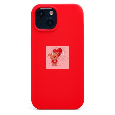 Чехол-накладка для Apple iPhone 15 (красный) ORG Soft Touch