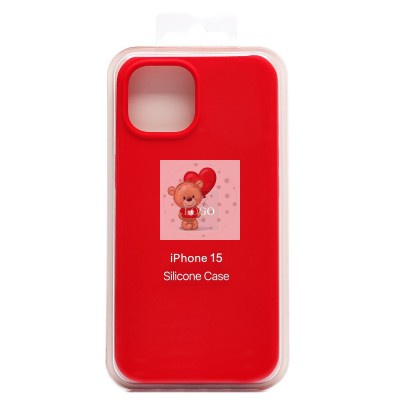 Чехол-накладка для Apple iPhone 15 (красный) ORG Soft Touch Чехол-накладка для Apple iPhone 15 (красный) ORG Soft Touch