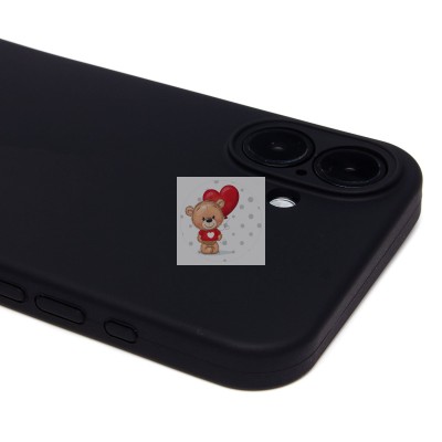 Чехол-накладка для Apple iPhone 16 Plus (черный) ORG Soft Touch