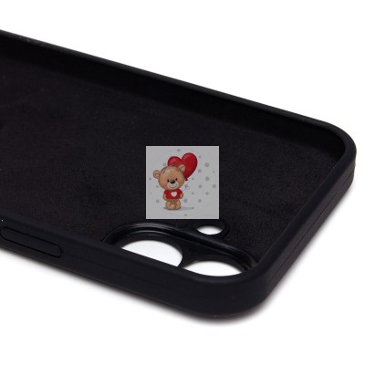 Чехол-накладка для Apple iPhone 16 Plus (черный) ORG Soft Touch