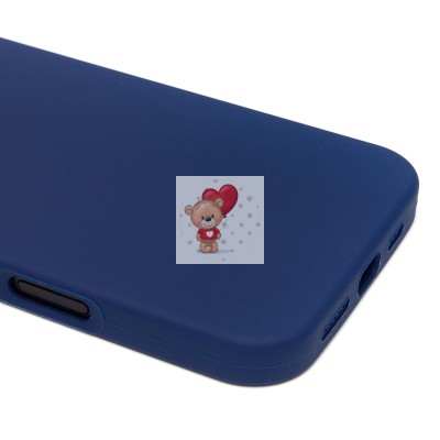 Чехол-накладка для Apple iPhone 16 Plus (темно-синий) ORG Soft Touch