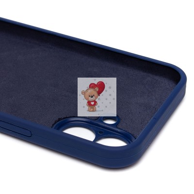 Чехол-накладка для Apple iPhone 16 Plus (темно-синий) ORG Soft Touch