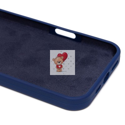 Чехол-накладка для Apple iPhone 16 Plus (темно-синий) ORG Soft Touch