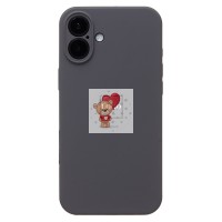 Чехол-накладка для Apple iPhone 16 Plus (темно-серый) ORG Soft Touch