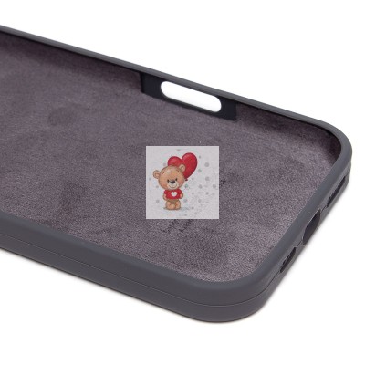 Чехол-накладка для Apple iPhone 16 Plus (темно-серый) ORG Soft Touch