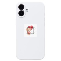 Чехол-накладка для Apple iPhone 16 Plus (белый) ORG Soft Touch