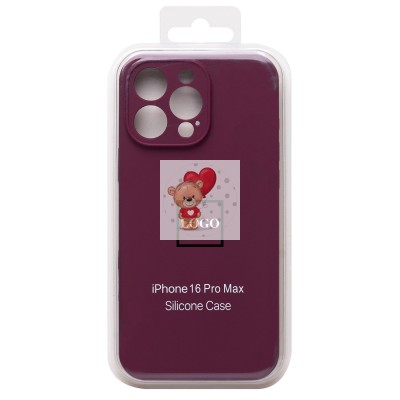 Чехол-накладка для Apple iPhone 16 Pro Max (бордовый) ORG Soft Touch Чехол-накладка для Apple iPhone 16 Pro Max (бордовый) ORG Soft Touch