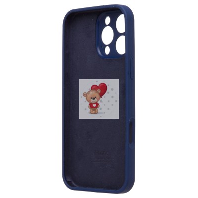 Чехол-накладка для Apple iPhone 16 Pro Max (темно-синий) ORG Soft Touch