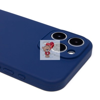 Чехол-накладка для Apple iPhone 16 Pro Max (темно-синий) ORG Soft Touch