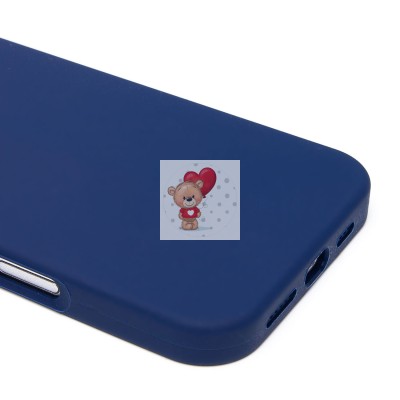 Чехол-накладка для Apple iPhone 16 Pro Max (темно-синий) ORG Soft Touch