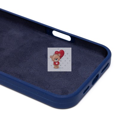 Чехол-накладка для Apple iPhone 16 Pro Max (темно-синий) ORG Soft Touch