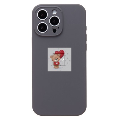 Чехол-накладка для Apple iPhone 16 Pro Max (темно-серый) ORG Soft Touch