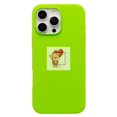 Чехол-накладка для Apple iPhone 16 Pro Max (зеленый) ORG Soft Touch