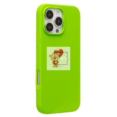 Чехол-накладка для Apple iPhone 16 Pro Max (зеленый) ORG Soft Touch