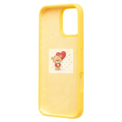 Чехол-накладка для Apple iPhone 16 Pro Max (желтый) ORG Soft Touch