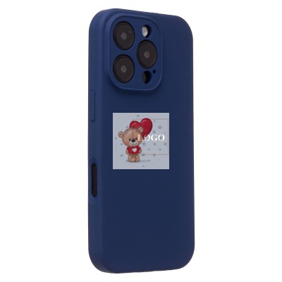 Чехол-накладка для Apple iPhone 16 Pro (темно-синий) ORG Soft Touch Чехол-накладка для Apple iPhone 16 Pro (темно-синий) ORG Soft Touch