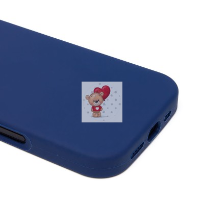 Чехол-накладка для Apple iPhone 16 Pro (темно-синий) ORG Soft Touch Чехол-накладка для Apple iPhone 16 Pro (темно-синий) ORG Soft Touch