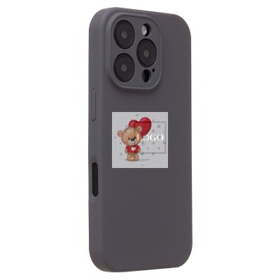 Чехол-накладка для Apple iPhone 16 Pro (темно-серый) ORG Soft Touch Чехол-накладка для Apple iPhone 16 Pro (темно-серый) ORG Soft Touch