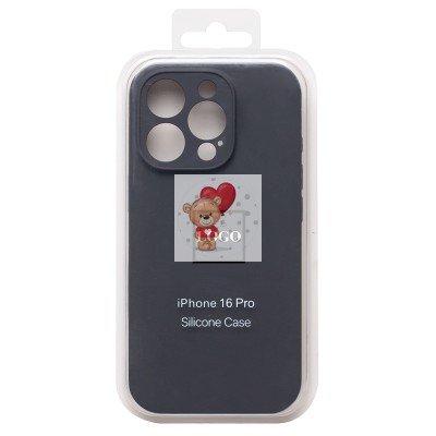 Чехол-накладка для Apple iPhone 16 Pro (темно-серый) ORG Soft Touch Чехол-накладка для Apple iPhone 16 Pro (темно-серый) ORG Soft Touch