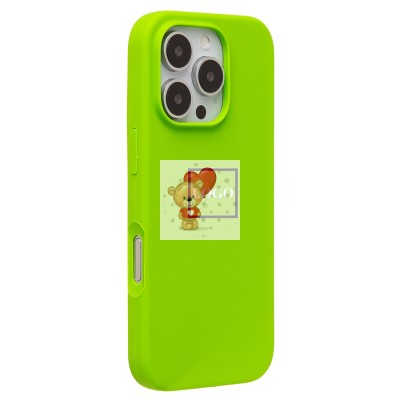 Чехол-накладка для Apple iPhone 16 Pro (зеленый) ORG Soft Touch