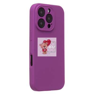 Чехол-накладка для Apple iPhone 16 Pro (фиолетовый) ORG Soft Touch