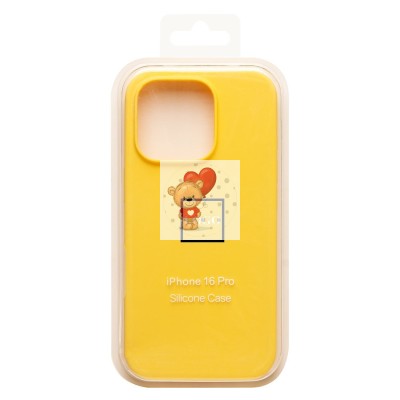 Чехол-накладка для Apple iPhone 16 Pro (желтый) ORG Soft Touch