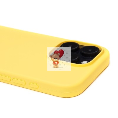 Чехол-накладка для Apple iPhone 16 Pro (желтый) ORG Soft Touch