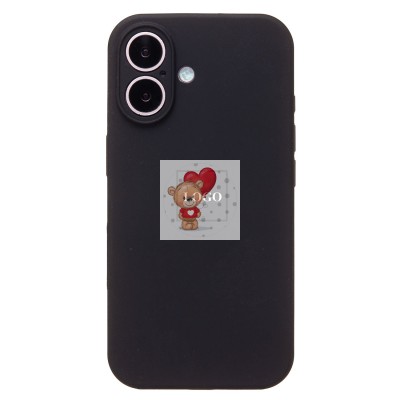 Чехол-накладка для Apple iPhone 16 (черный) ORG Soft Touch Чехол-накладка для Apple iPhone 16 (черный) ORG Soft Touch