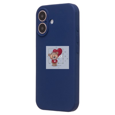 Чехол-накладка для Apple iPhone 16 (темно-синий) ORG Soft Touch Чехол-накладка для Apple iPhone 16 (темно-синий) ORG Soft Touch