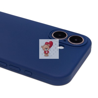 Чехол-накладка для Apple iPhone 16 (темно-синий) ORG Soft Touch Чехол-накладка для Apple iPhone 16 (темно-синий) ORG Soft Touch