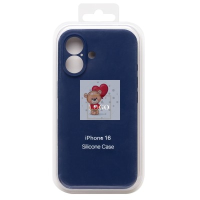 Чехол-накладка для Apple iPhone 16 (темно-синий) ORG Soft Touch Чехол-накладка для Apple iPhone 16 (темно-синий) ORG Soft Touch