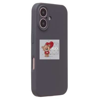 Чехол-накладка для Apple iPhone 16 (темно-серый) ORG Soft Touch