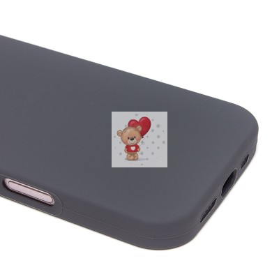 Чехол-накладка для Apple iPhone 16 (темно-серый) ORG Soft Touch