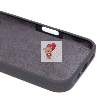 Чехол-накладка для Apple iPhone 16 (темно-серый) ORG Soft Touch