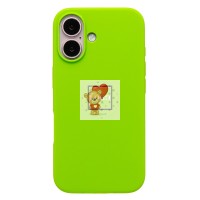 Чехол-накладка для Apple iPhone 16 (зеленый) ORG Soft Touch