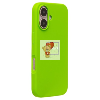 Чехол-накладка для Apple iPhone 16 (зеленый) ORG Soft Touch